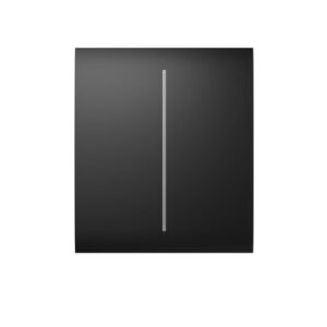 Ajax CenterButton (2-gang) BLACK