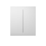 Ajax CenterButton (2-gang) WHITE