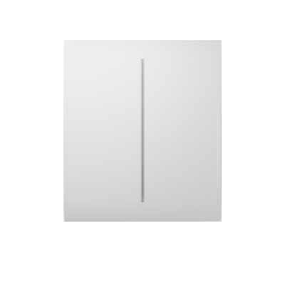 Ajax CenterButton (2-gang) WHITE